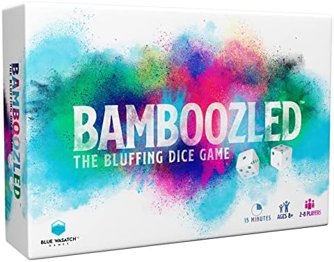 Bamboozled – A Fun Bluffing Dice & Card Game. Family-Friendly Party Game for Kids, Teens & Adults. Fast, Fun, and Easy to Learn from Blue Wasatch Games