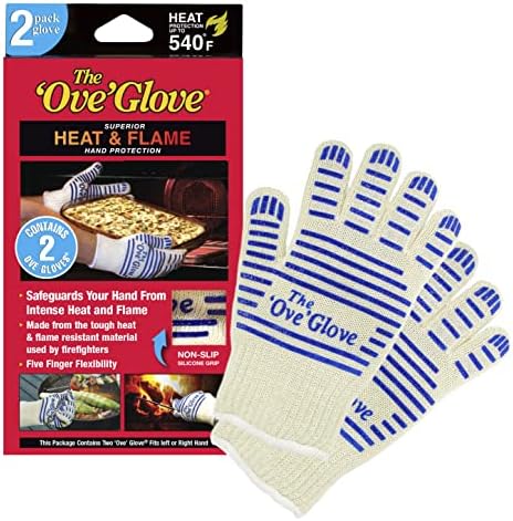 The Ove Glove – Superior HEAT & FLAME Hand Protection – 2 Pack Glove
