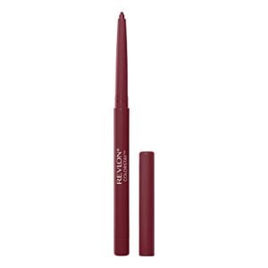 Revlon Lip Liner, Colorstay Face Makeup with Built-in-Sharpener, Longwear Rich Lip Colors, Smooth Application, 665 Plum
