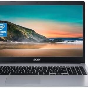 acer Chromebook 2023 Flagship Laptop Computer Thin Light, 15.6” HD Display, Dual Core Intel Celeron N4020 (Upto 2.80 GHz), 4GB RAM, 64GB eMMC, Webcam, WiFi, Long Battery, Chrome OS+HubxcelAccessory