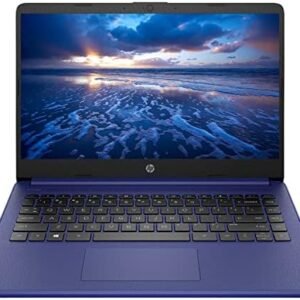 HP 2022 Premium 14-inch HD Thin and Light Laptop, Intel Dual-Core Processor, 32GB RAM, 64GB Storage, Long Battery Life, Webcam, Bluetooth, HDMI, Wi-Fi, Indigo Blue, Windows 10 + 1 Year Microsoft 365