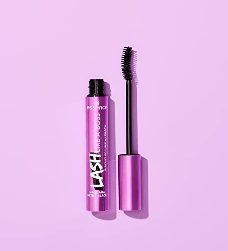 essence | Lash Like A Boss Instant Volume & Length Mascara | Ultra Black Color & Curved Fiber Brush | Vegan & Cruelty Free | Free From Parabens & Microplastic Particles - Image 7