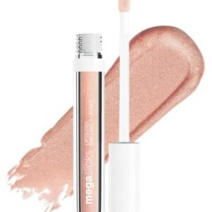 wet n wild Mega Slicks Lip Gloss | Long Lasting | Hyaluronic Acid | High Shine | Champagne Please