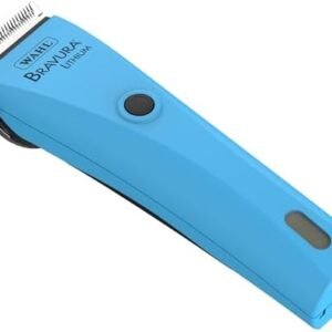 WAHL Professional Animal Bravura Lithium Ion Clipper - Pet, Dog, Cat, and Horse Corded/Cordless Clipper Kit - Turquoise