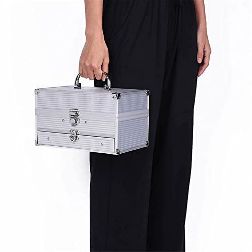 132 Color All In One Makeup Kit,Professional Makeup Case Set for Teen Girls, Multicolor Eyeshadow Palette(006N2-Silver) - Image 7