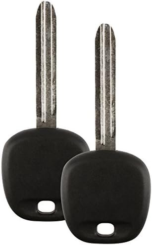 Discount Keyless Replacement Hatch Glass Key Fob Car Remote and Uncut Ignition Key Compatible with HYQ12BBX, ID 4D 67 (2 Pack) - Image 4