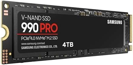 SAMSUNG 990 PRO SSD 4TB PCIe 4.0 M.2 2280 Internal Solid State Hard Drive, Seq. Read Speeds Up to 7,450 MB/s for High End Computing, Gaming, and Heavy Duty Workstations, MZ-V9P4T0B/AM, Black - Image 8