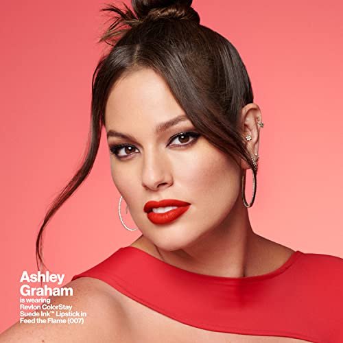 Revlon Lipstick, ColorStay Suede Ink, Built-in Primer, Infused with Vitamin E, Waterproof, Smudge-proof, Matte Color, 001 Gut Instict, 0.09 oz. - Image 7