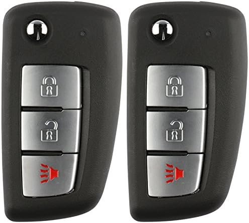 Discount Keyless Replacement Uncut Car Remote Fob Key Combo Compatible with KBRASTU15, CWTWB1U733, ID 46, NI04T (2 Pack) - Image 2