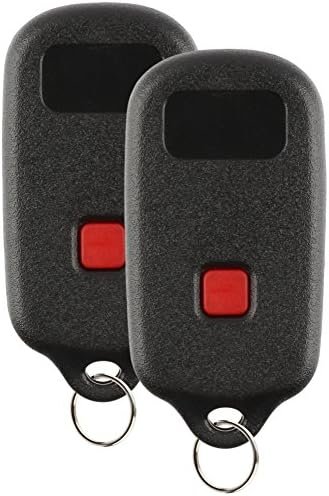 Discount Keyless Replacement Hatch Glass Key Fob Car Remote and Uncut Ignition Key Compatible with HYQ12BBX, ID 4D 67 (2 Pack) - Image 3
