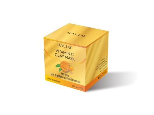 Vitamin C and Turmeric Clay Mask for Face – Deep Cleansing & Brightening Face Mask for Dark Spots, Pores, and Anti-Aging – Non-Greasy, Easy-to-Apply Hydrating Skin Care, 5.29 Oz - Image 3