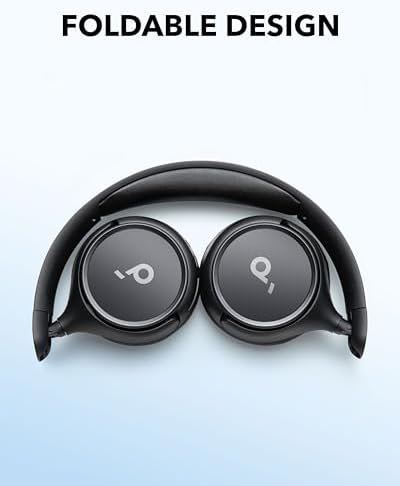 Soundcore H30i Wireless On-Ear Headphones, Foldable Design, Pure Bass, 70H Playtime, Bluetooth 5.3, Lightweight and Comfortable, App Connectivity, Multipoint Connection (Black) - Image 6