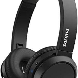 PHILIPS H4205 On-Ear Wireless Headphones with 32mm Drivers and BASS Boost on-Demand, Black