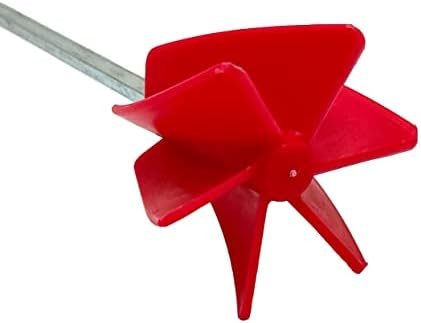 Edward Tools Paint Mixer Drill Attachment - Helix Mixer for 1 Gallon of Paint Epoxy, Resin, Silicone - Consistent Even Flow Stirrer Paddle - Works with all 3/8” and larger drills (2) - Image 2