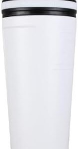 Ice Shaker 36 Oz Shaker Bottle, Stainless Steel Water Bottle and Protein Shaker, As Seen on Shark Tank, Reusable Stainless Steel Water Bottle, Gym Water Bottle, White