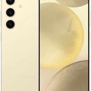 SAMSUNG Galaxy S24 Cell Phone, 128GB AI Smartphone, Unlocked Android, 50MP Camera, Fastest Processor, Long Battery Life, US Version, 2024, Amber Yellow