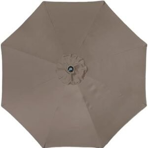 Patio Umbrella Enhanced Replacement Canopy Market Table 8 Ribs Umbrella Canopy