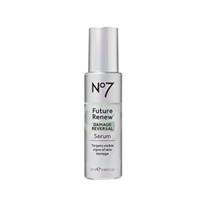 No7 Future Renew Damage Reversal Serum - Anti-Aging Face for Glowing Skin Hyaluronic Acid + Niacinamide Dermatologist-Approved, Suitable Sensitive (25ml)