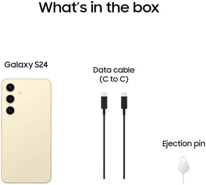 SAMSUNG Galaxy S24 Cell Phone, 128GB AI Smartphone, Unlocked Android, 50MP Camera, Fastest Processor, Long Battery Life, US Version, 2024, Amber Yellow - Image 7
