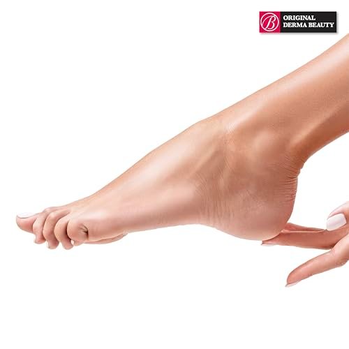 Original Derma Beauty Foot Mask 24 Pairs Moisture-Boosting Shea Butter Moisturizing Foot Mask Set Body Exfoliator Callus Remover Foot Masks Foot Bath Pedicure Supplies for Beauty & Personal Care - Image 7