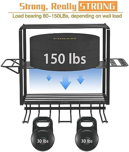 ZEAKOC Power Tool Organizer, 4 Layers Heavy Duty Drill Holder Wall Mount,Metal Garage Tool Organization for Efficient Power Tool Storage,Separate Tool Rack Dad Gift for Father's Day - Image 3