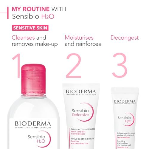 Bioderma - Sensibio - H2O Micellar Water - Makeup Remover Cleanser - Face Cleanser for Sensitive Skin - Image 3