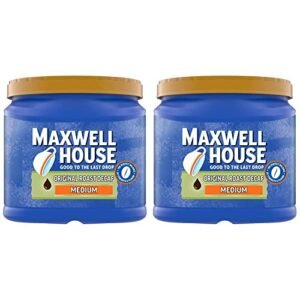 Maxwell House Decaf Original Medium Roast Ground Coffee (29.3 oz Canister) (Pack of 2)