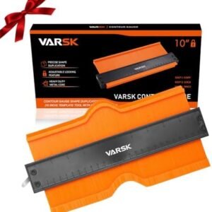 VARSK Contour Gauge Profile Tool (10 Inch) with Lock, Super Gauge Outline Shape Tool, Irregular Shape Duplicator, Cool Gadgets for Men, Anniversary Birthday Gifts, Woodworking Tools for Men