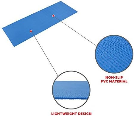Sunny Health and Fitness Yoga Mat (Blue) - Image 3