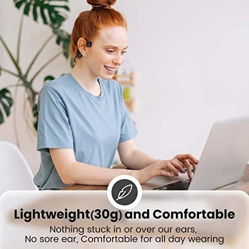 YouthWhisper Bone Conduction Headphones Bluetooth Open Ear Headphones with mic Wireless Muitipoint Connection Waterproof Sports Headsets for Running Cycling and Workouts - Image 4