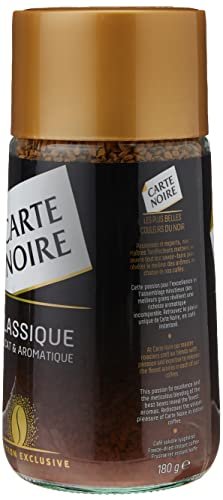 classic soluble coffee carte noire importé de France MAXI FORMAT 180 g - Image 2