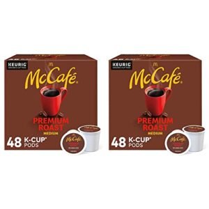 McCafé Premium Roast, Keurig Single Serve K-Cup Pods, Medium Roast Coffee Pods, 48 Count (Pack of 2)