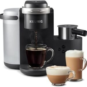 Keurig K-Cafe Single Serve K-Cup Coffee, Latte and Cappuccino Maker, Dark Charcoal