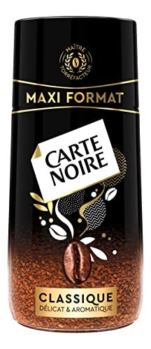 classic soluble coffee carte noire importé de France MAXI FORMAT 180 g