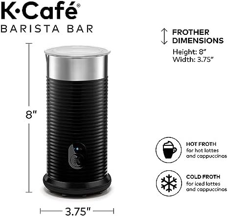 Keurig K-Café Barista Bar Single Serve Coffee Maker and Frother, Black - Image 10