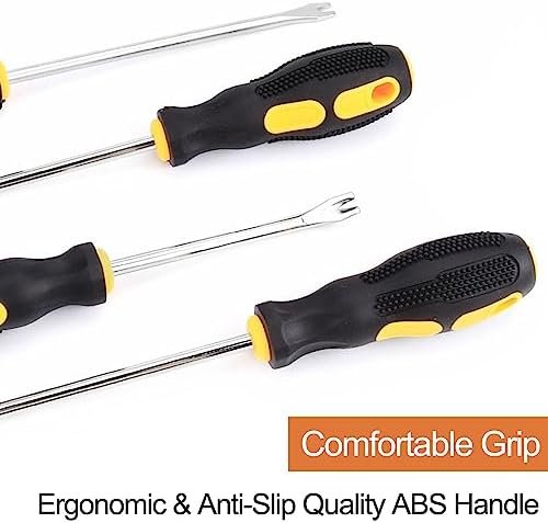 Staple Remover for Upholstery and Construction Heavy Duty Tack Puller, Industrial Upholstery Tool for Home Improvement, Furniture, Floor, Carpet, Carton (3 in 1 Kit) - Image 3