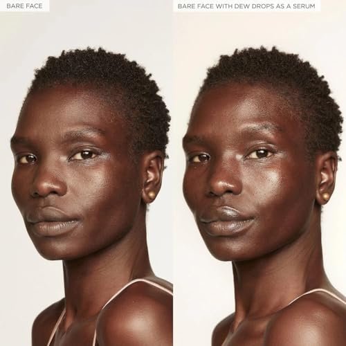 Glow Recipe Watermelon Glow Niacinamide Dew Drops Face Serum - Travel Hydrating Hyaluronic Acid Skincare Serum, Makeup Primer & Liquid Highlighter for Glowing Skin - Brightening Face Serums (15ml) - Image 4