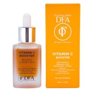 DFA Vitamin C Booster, Ascorbic Acid, Skin Brightening Vitamin C Face Serum, Anti-Aging, Hyaluronic Acid, Dark Spot Corrector, Hydrating Antioxidant, Korean Skincare, 1 Fl Oz