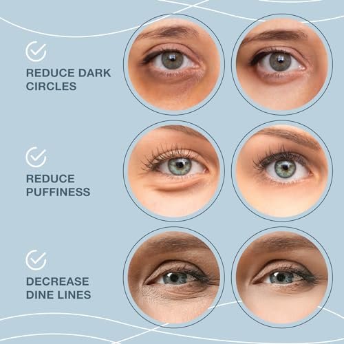 Under Eye Patches for Puffy Eyes and Dark Circles – 24k Gold Under Eye Mask Patches for Puffiness, Beauty & Personal Care Products – Under Eye Masks 60 Pairs Gold Under Eye Patches for Puffy Eyes - Image 4