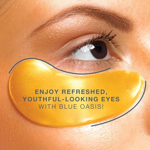 Under Eye Patches for Puffy Eyes and Dark Circles – 24k Gold Under Eye Mask Patches for Puffiness, Beauty & Personal Care Products – Under Eye Masks 60 Pairs Gold Under Eye Patches for Puffy Eyes - Image 5