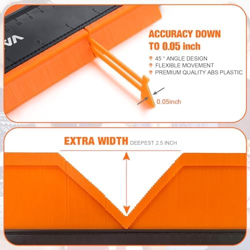 10-Inch Contour Gauge Profile Tool with Lock 4 10-Inch Contour Gauge Profile Tool with Lock - Image 4