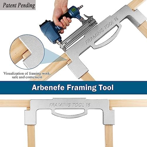 Framing Tools, 16 Inch On-Center Framing Tool, Layout Tools Made of Durable Aluminum, Precision Wall Framing Tool, Measurement Jig Tool For Walls, Roofs, Floors or Ladders - Image 2