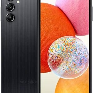 SAMSUNG Galaxy A14 4G LTE (128GB + 4GB) Unlocked Worldwide (Only T-Mobile/Mint/Metro USA Market) 6.6" 50MP Triple Camera + (15W Wall Charger) (Black (SM-A145M/DS))