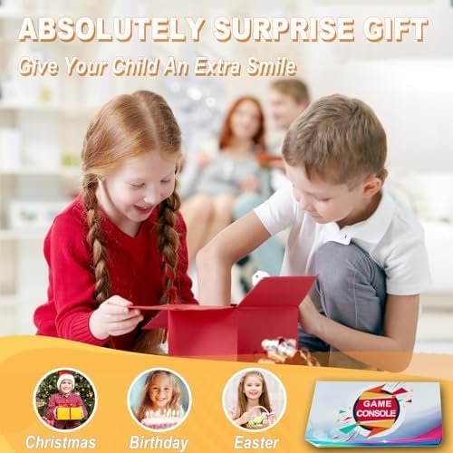 CULAGEiMi Handheld Game Console for Kids Adults Built-in 270 Retro Video Games, Portable Gaming System with Rechargeable Battery Gamepad, Mini Arcade Toys Supports 2 Players Birthday Xmas Gifts, Blue - Image 7