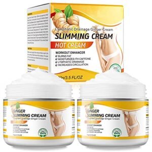 2PCS VOGSIG Ginger Slimming Cream - Anti Cellulite, Fat Burning, Tightening & Moisturizing, 1oz each