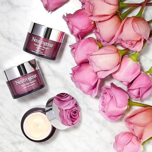 Neutrogena Triple Age Repair Anti-Aging Daily Facial Moisturizer with SPF 25 Sunscreen & Vitamin C, Firming Anti-Wrinkle Face & Neck Cream for Dark Spots, Glycerin & Shea Butter, 1.7 oz - Image 5