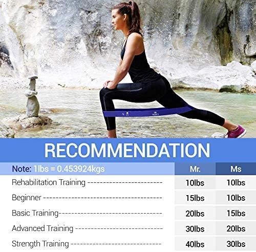 Resistance Bands Set for Men and Women, Pack of 5 Different Levels Elastic Band for Home Gym Long Exercise Workout – Great Fitness Equipment for Training, Yoga – Free Carrying Bag - Image 7