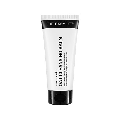 The INKEY List Oat Cleansing Balm, Rich Balm Removes Makeup and Impurities, Reduces Redness, 5.0 fl oz