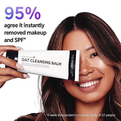 The INKEY List Oat Cleansing Balm, Rich Balm Removes Makeup and Impurities, Reduces Redness, 5.0 fl oz - Image 6