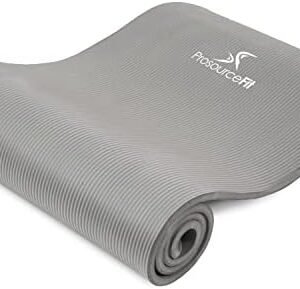 ProsourceFit Extra Thick Yoga and Pilates Mat ½” (13mm), 71-inch Long High Density Exercise Mat with Comfort Foam and Carrying Strap